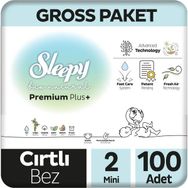 Sleepy Bio Natural No:2 Mini 100 Adet Bebek Bezi