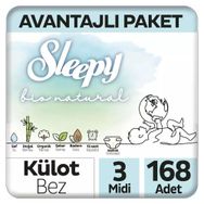 Sleepy Bio Natural No:3 Midi 168 Adet Külot Bebek Bezi