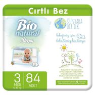Sleepy Bio Natural No:3 Midi 84 Adet Bebek Bezi