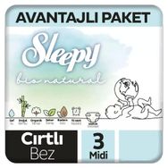 Sleepy Bio Natural No:3 Midi Bebek Bezi