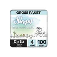 Sleepy Bio Natural No:4 Maxi 100 Adet Bebek Bezi