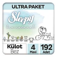 Sleepy Bio Natural No:4 Maxi 192 Adet Külot Bebek Bezi