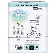 Sleepy Bio Natural No:4 Maxi 82 Adet Bebek Bezi