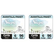 Sleepy Bio Natural No:6 Xlarge 192 Adet Bebek Bezi