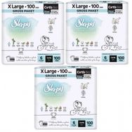 Sleepy Bio Natural No:6 XLarge 300 Adet Bebek Bezi