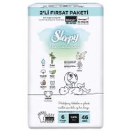 Sleepy Bio Natural No:6 XLarge 46 Adet Bebek Bezi