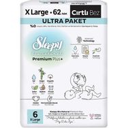 Sleepy Bio Natural No:6 XLarge 62 Adet Bebek Bezi