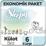 Sleepy Bio Natural No:6 Xlarge Külot Bebek Bezi