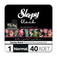 Sleepy Black Premium Plus 4x40 Adet Normal Günlük Ped