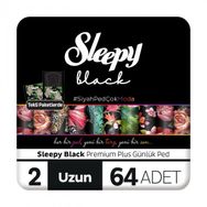 Sleepy Black Premium Plus 64 Adet Uzun Günlük Ped
