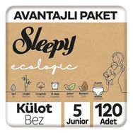 Sleepy Ecologic No:5 Junior 120 Adet Külot Bebek Bezi