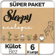 Sleepy Ecologic No:6 Külot Bebek Bezi