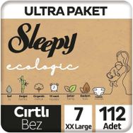Sleepy Ecologic No:7 XXLarge 112 Adet Bebek Bezi