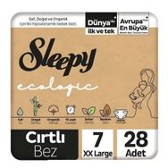 Sleepy Ecologic No:7 XXLarge 28 Adet Bebek Bezi