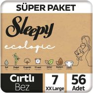 Sleepy Ecologic No:7 XXLarge 56 Adet Bebek Bezi
