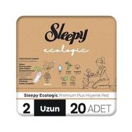 Sleepy Ecologic Premium Plus 20'lı Uzun Hijyenik Ped