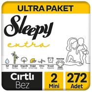 Sleepy Extra No:2 Mini 272 Adet Bebek Bezi