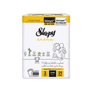 Sleepy Extra No:3 Midi 21 Adet Bebek Bezi