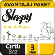 Sleepy Extra No:3 Midi 42 Adet Bebek Bezi