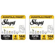 Sleepy Extra No:4 Maxi 288 Adet Bebek Bezi