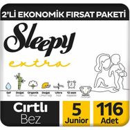 Sleepy Extra No:5 Junior 116 Adet Bebek Bezi