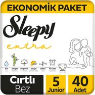 Sleepy Extra No:5 Junior 40 Adet Bebek Bezi