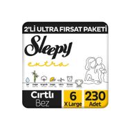 Sleepy Extra No:6 XLarge 230 Adet Bebek Bezi