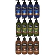 Sleepy Karma Premium Doğal Adaçayı Hindistan Cevizi Lotus Çiçeği 12x500 ml Sıvı Sabun