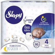 Sleepy Lavanta Yağlı No:4 Maxi 90 Adet Gece Külotu Bebek Bezi