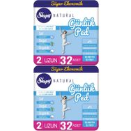 Sleepy Natural 2x32 Adet Uzun Günlük Ped