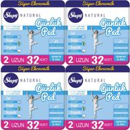 Sleepy Natural 4x32 Adet Uzun Günlük Ped