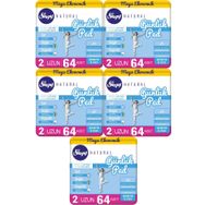 Sleepy Natural 5x64 Adet Uzun Günlük Ped