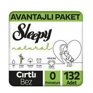 Sleepy Natural No:0 Prematüre 132 Adet Bebek Bezi