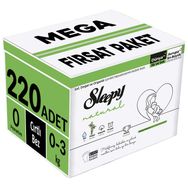 Sleepy Natural No:0 Prematüre 220 Adet Bebek Bezi