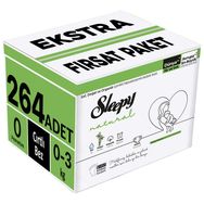 Sleepy Natural No:0 Prematüre 264 Adet Bebek Bezi