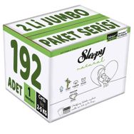 Sleepy Natural No:1 Yenidoğan 192 Adet Bebek Bezi