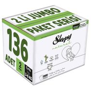 Sleepy Natural No:2 Mini 136 Adet Bebek Bezi