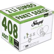 Sleepy Natural No:2 Mini 408 Adet Bebek Bezi