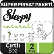 Sleepy Natural No:2 Mini 48 Adet Bebek Bezi