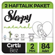 Sleepy Natural No:2 Mini 84 Adet Bebek Bezi
