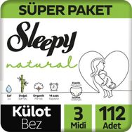 Sleepy Natural No:3 Midi 112 Adet Külot Bebek Bezi