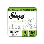 Sleepy Natural No:4 Maxi 164 Adet Külot Bebek Bezi