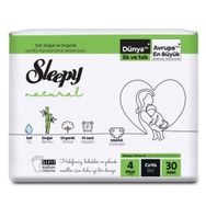 Sleepy Natural No:4 Maxi 30 Adet Bebek Bezi