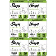 Sleepy Natural No:4 Maxi 576 Adet Bebek Bezi