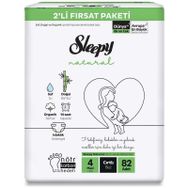 Sleepy Natural No:4 Maxi 82 Adet Bebek Bezi