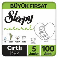 Sleepy Natural No:5 Junior 100 Adet Bebek Bezi