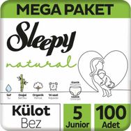 Sleepy Natural No:5 Junior 100 Adet Külot Bebek Bezi