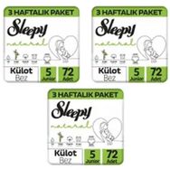 Sleepy Natural No:5 Junior 216 Adet Bebek Bezi