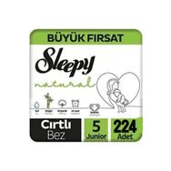Sleepy Natural No:5 Junior 224 Adet Bebek Bezi