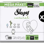 Sleepy Natural No:5 Junior 300 Adet Külot Bebek Bezi